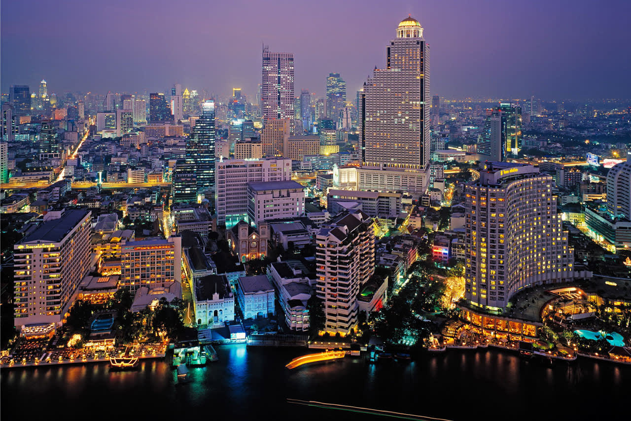 Udsigt over Bangkok