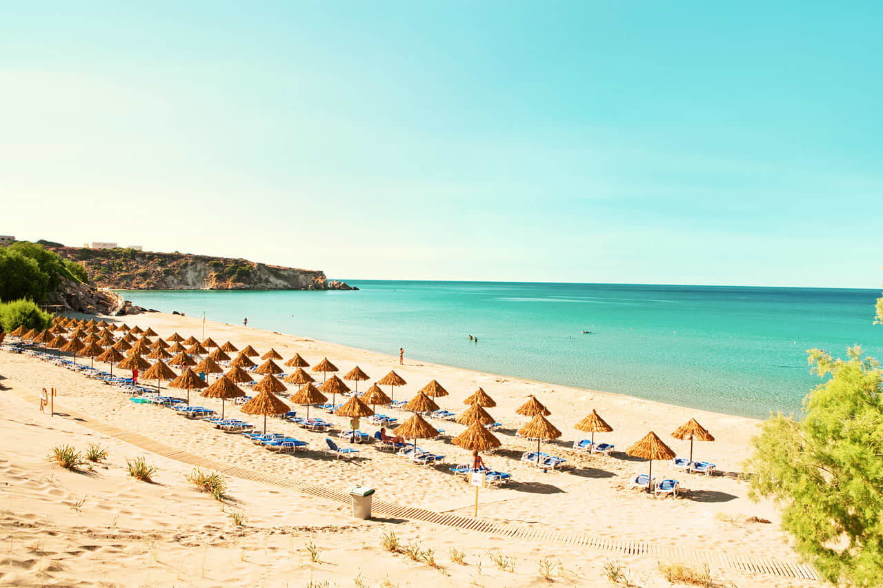 Sunwing Makrigialos Beach ligger ved en af Kretas bedste strande.