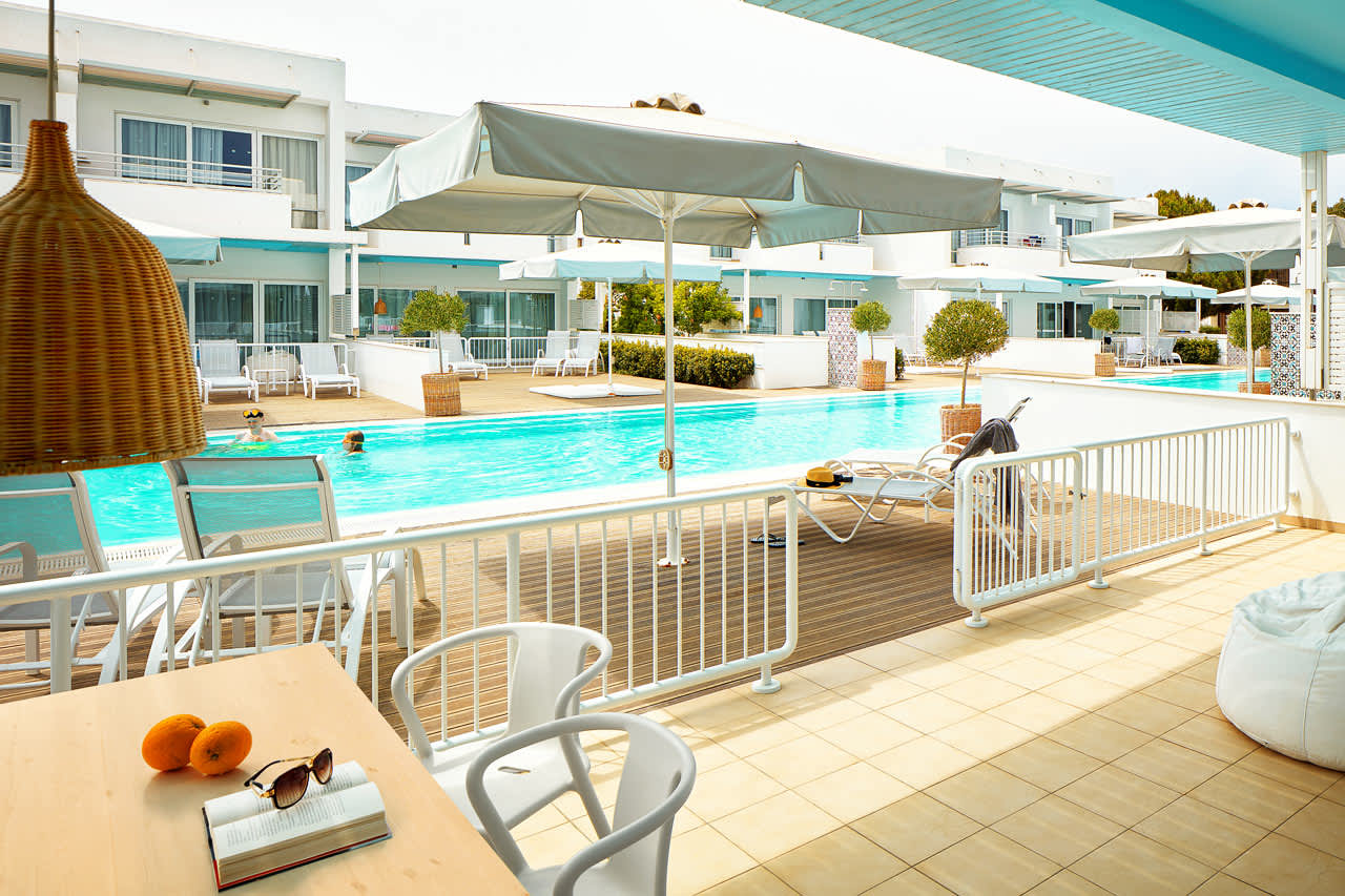 Royal Family Suite med stor terrasse og direkte adgang til privat, delt pool