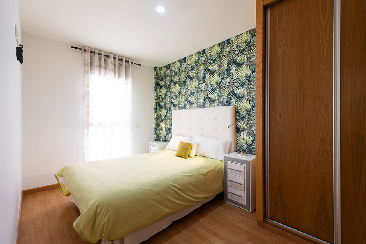 3-værelses lejlighed med to senge og balkon samt mulighed for to ekstrasenge