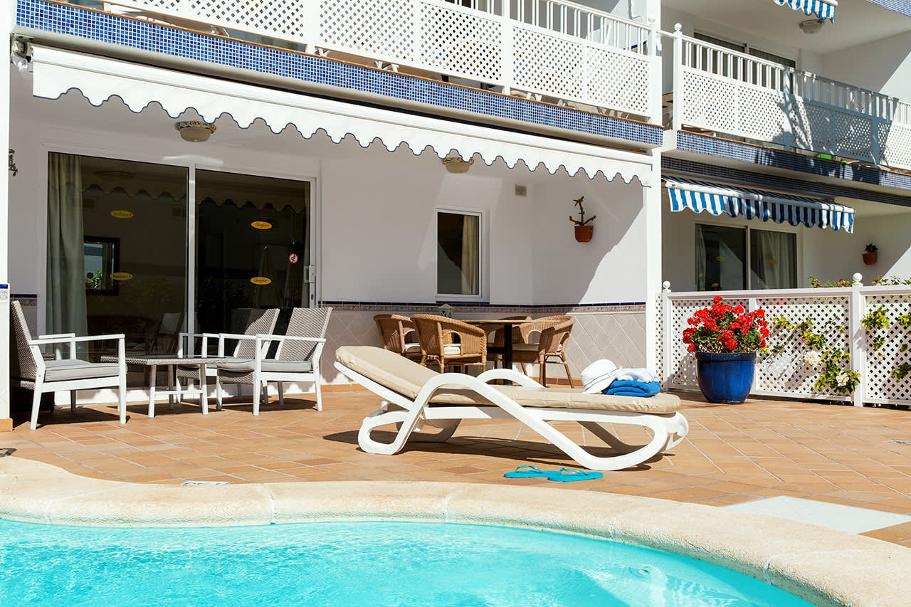 3-værelses lejlighed af højere standard med egen pool i Casamonte