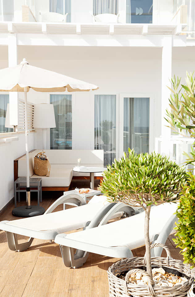 Prime Rooftop Suite med stor terrasse med havudsigt