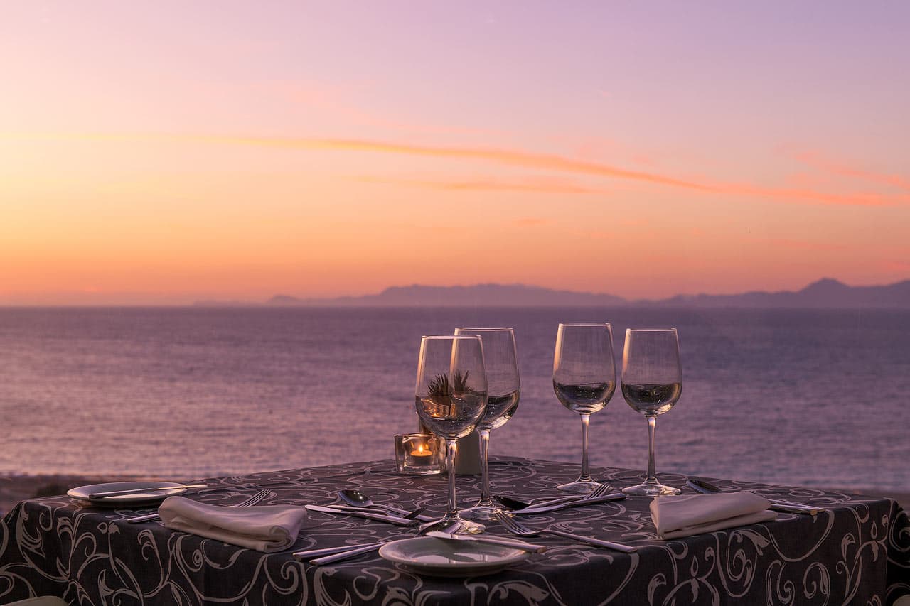 A la carte-restaurant med græske gourmetretter