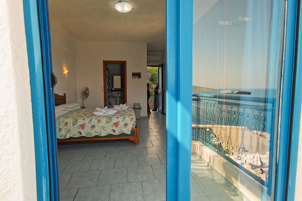 1-værelses lejlighed med balkon mod havet