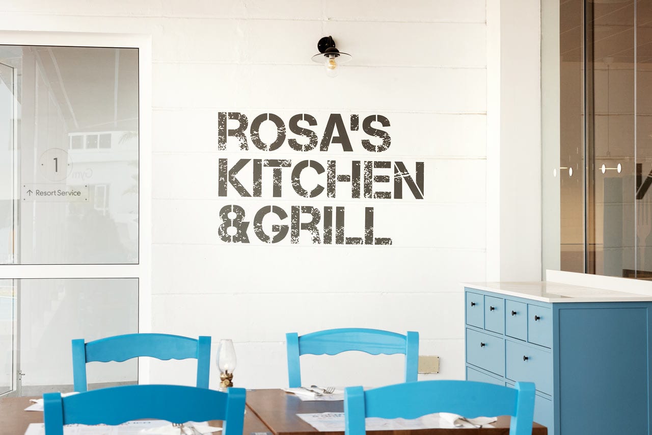 I Rosa's Kitchen & Grill serveres frokost og middag