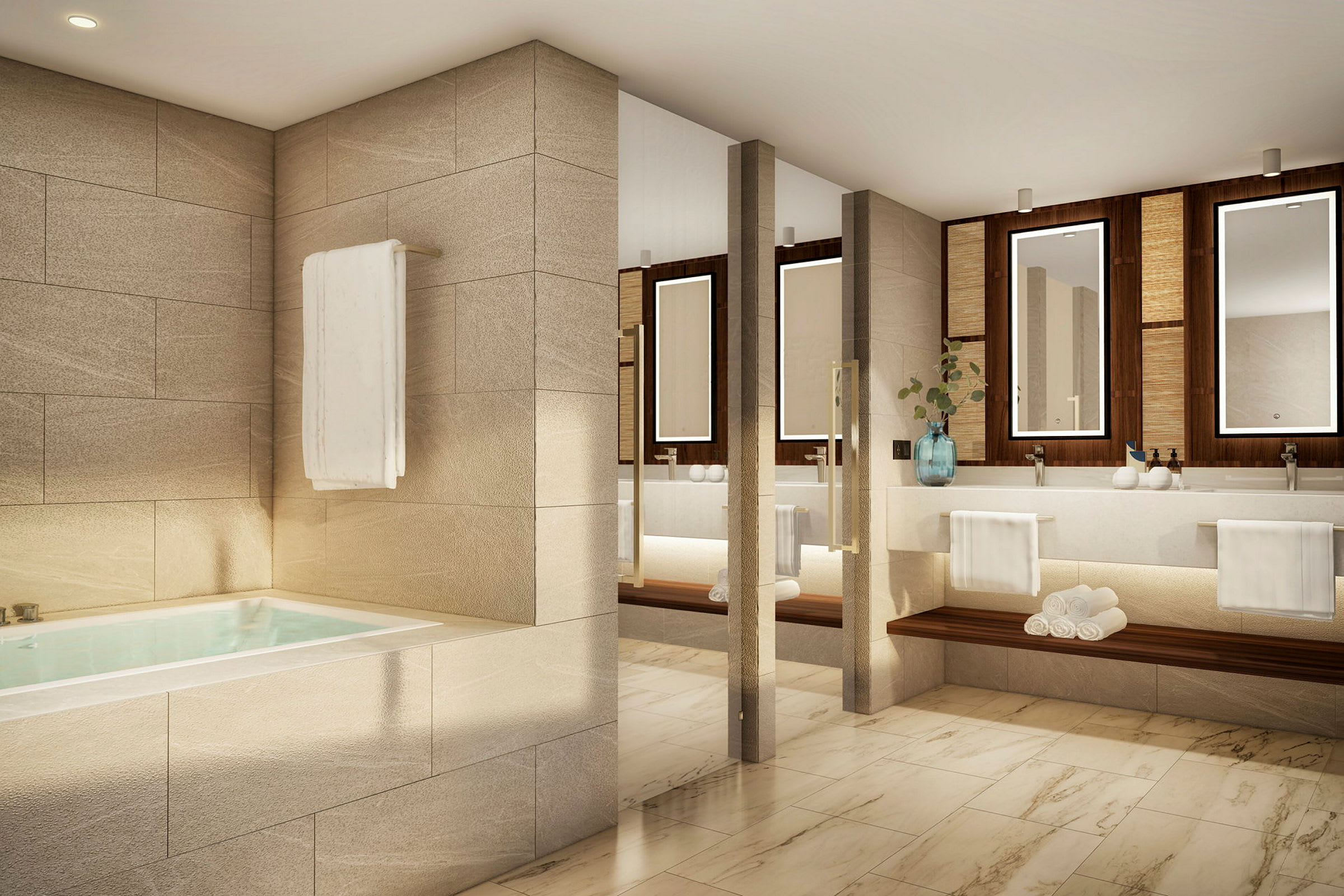 Juniorsuite Superior mod haven (billedet er en illustration og kan blive ændret)