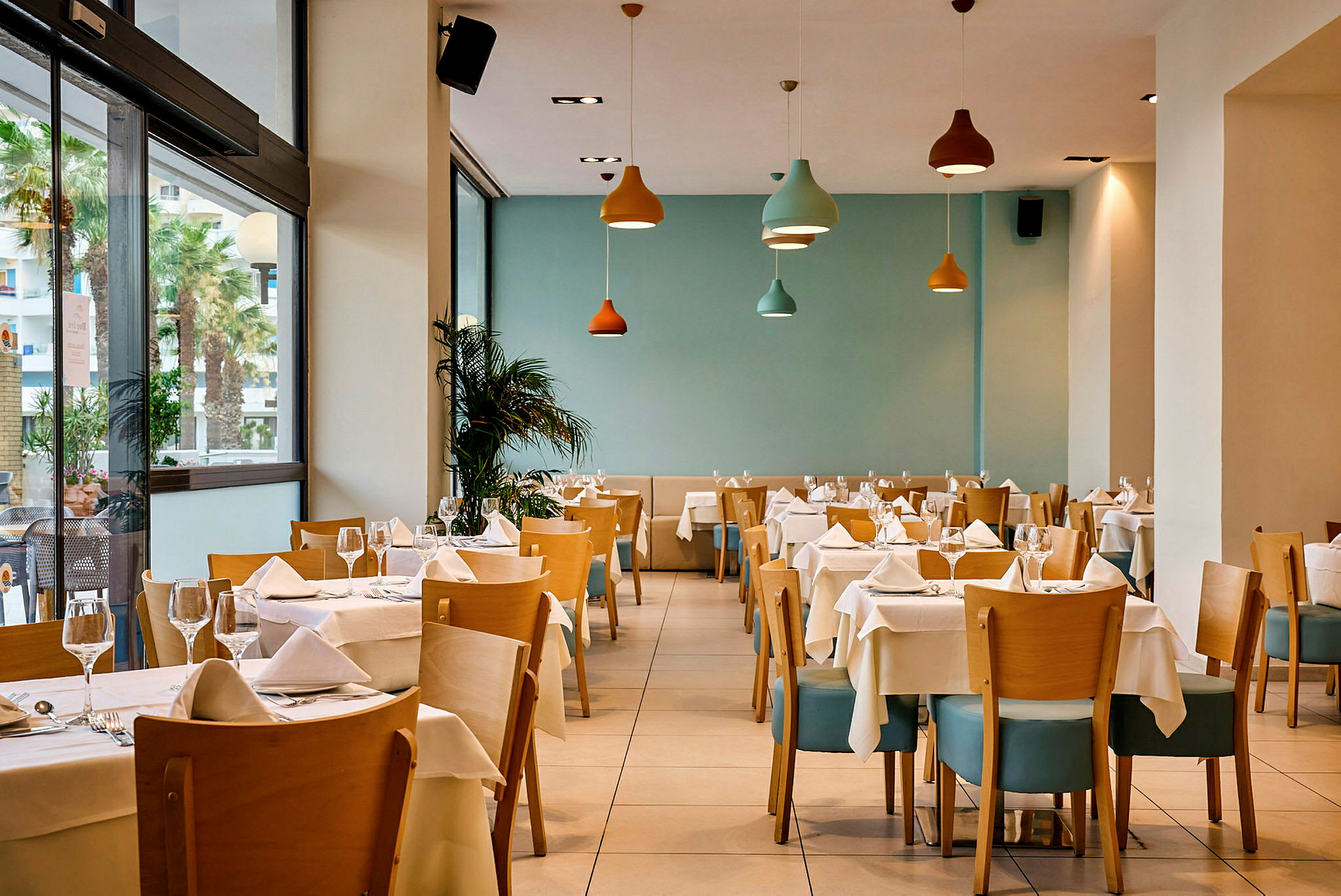 A la carte-restaurant med græske retter