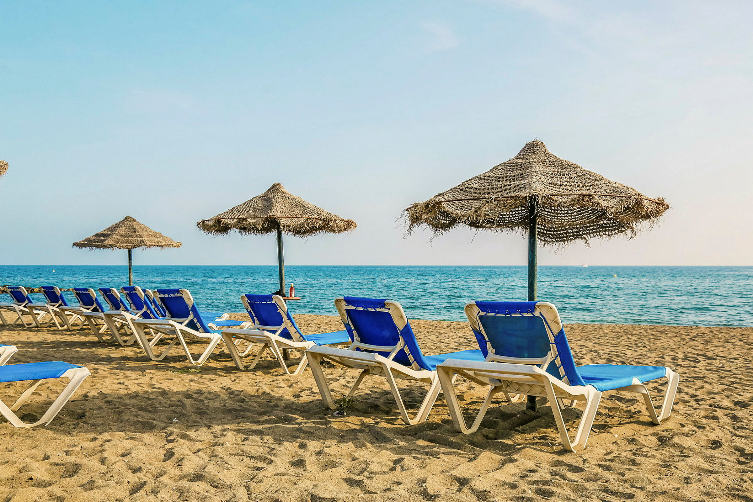 Stranden ved hotellet