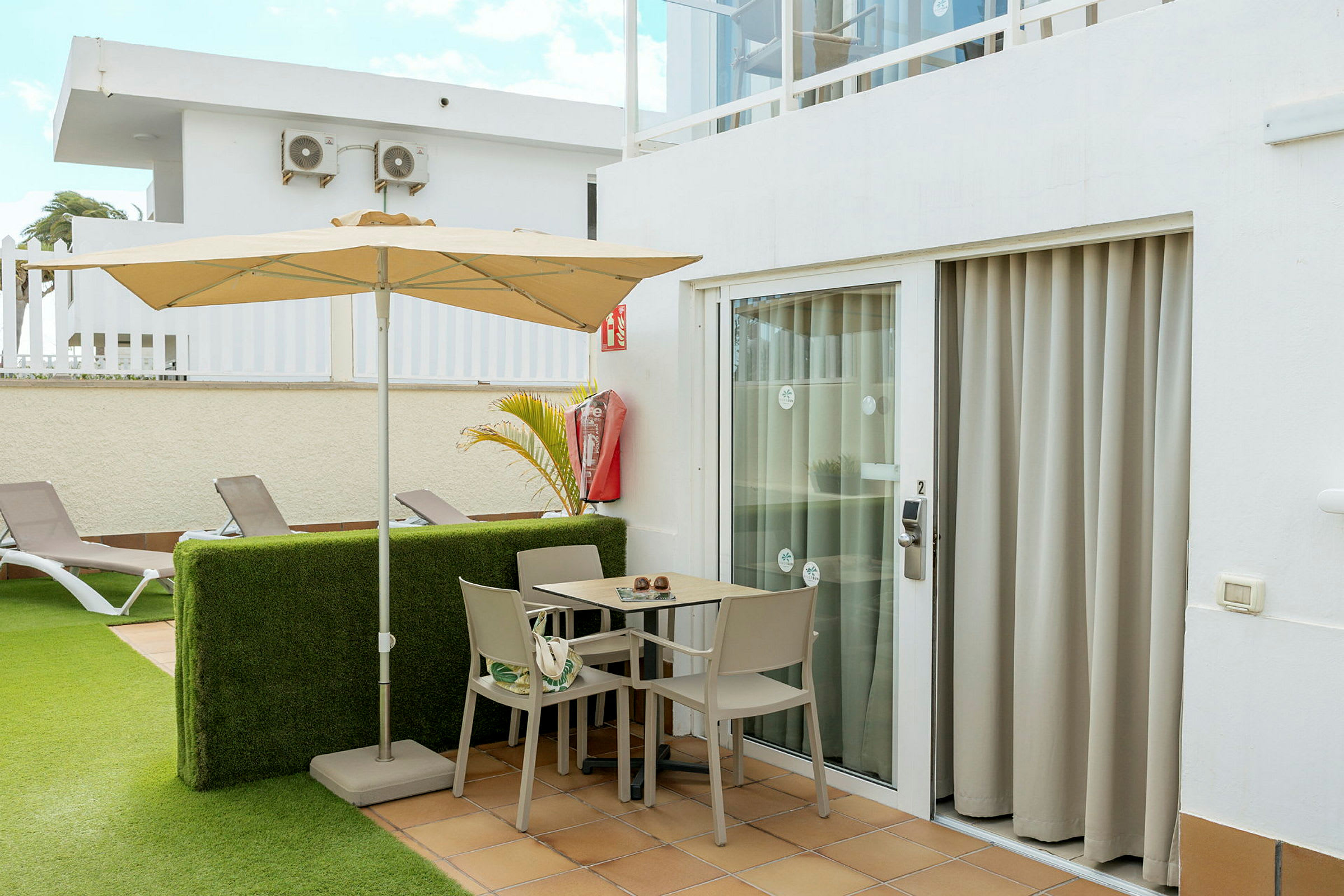 2-værelses lejlighed med balkon eller terrasse