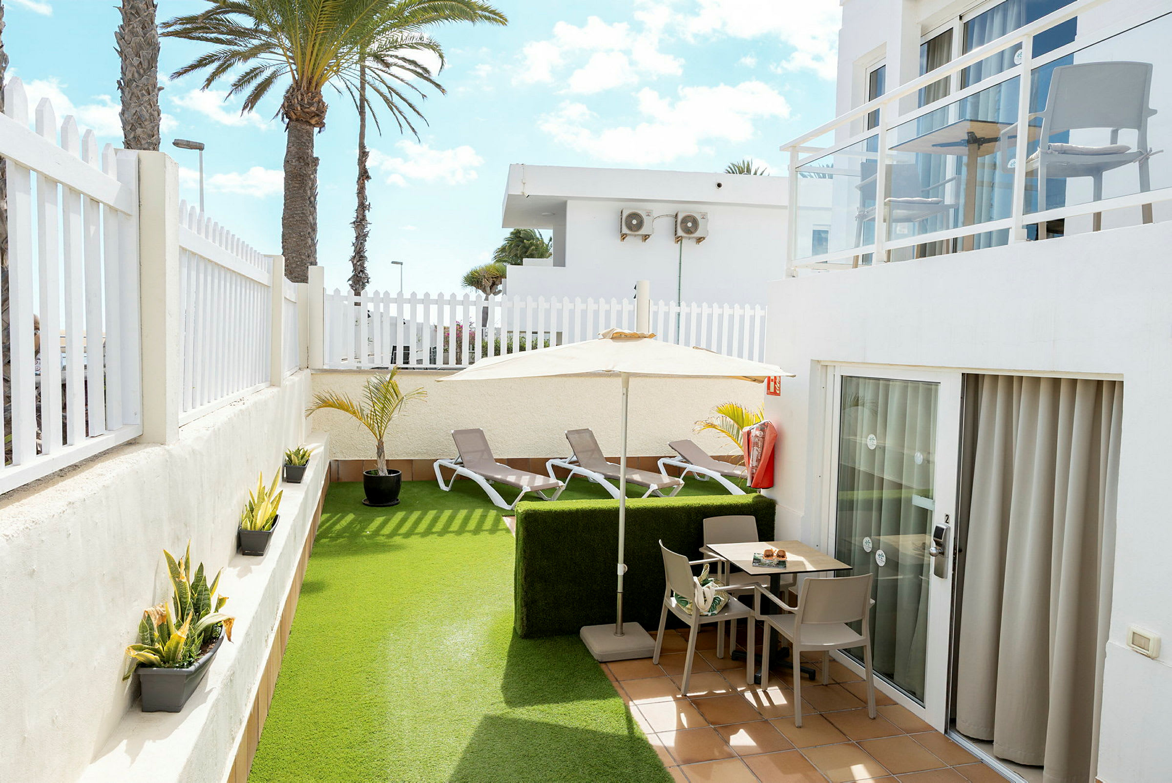 2-værelses lejlighed med balkon eller terrasse