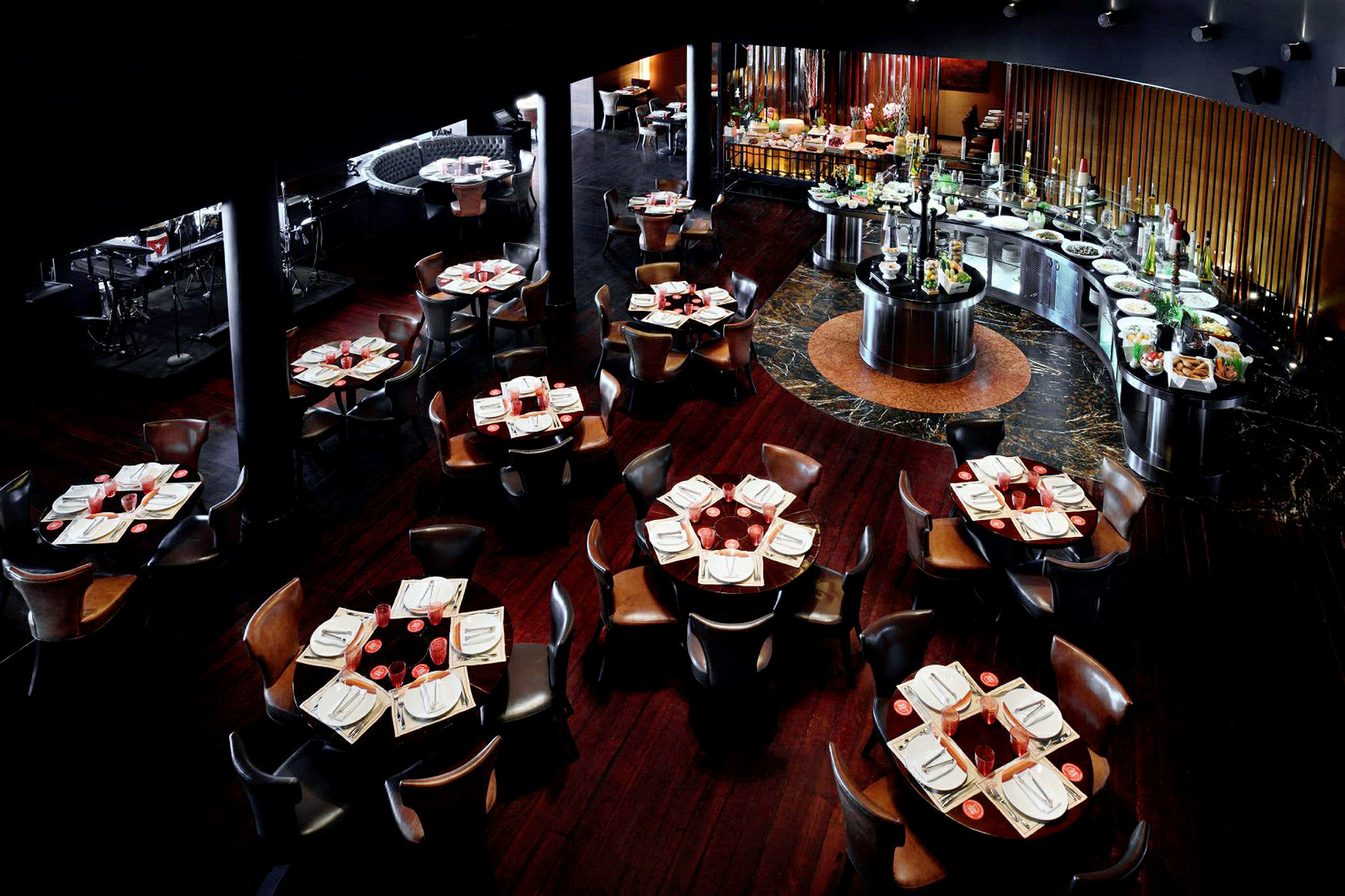 A la carte-restaurant med kødretter