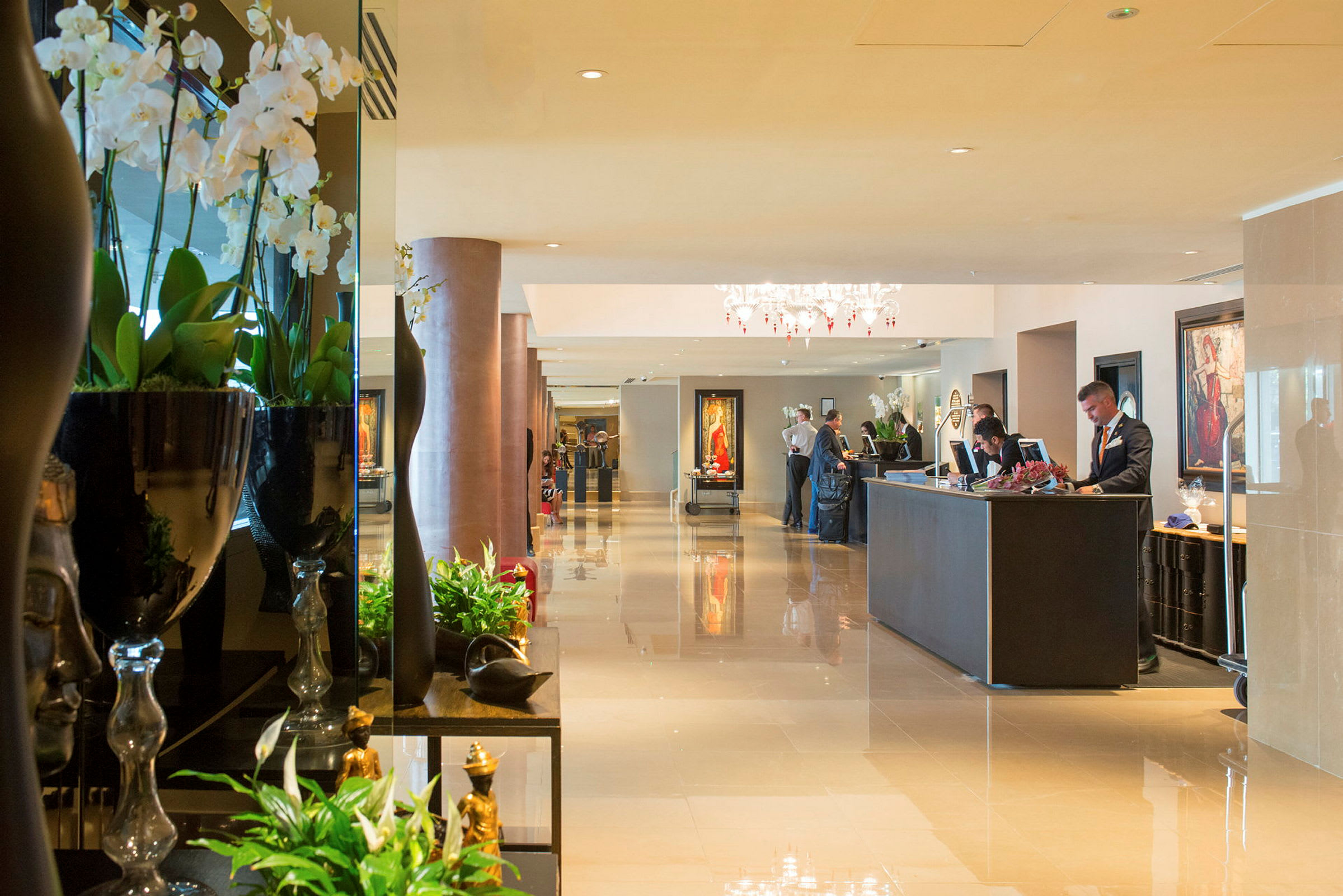 Reception og lobby