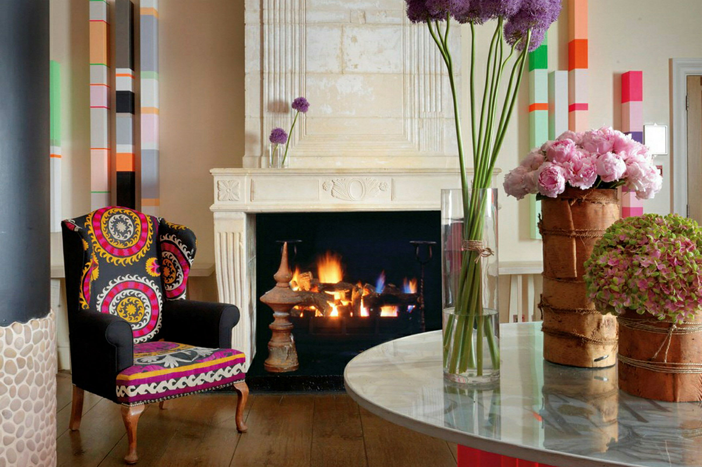 Hotellets lobby/lounge