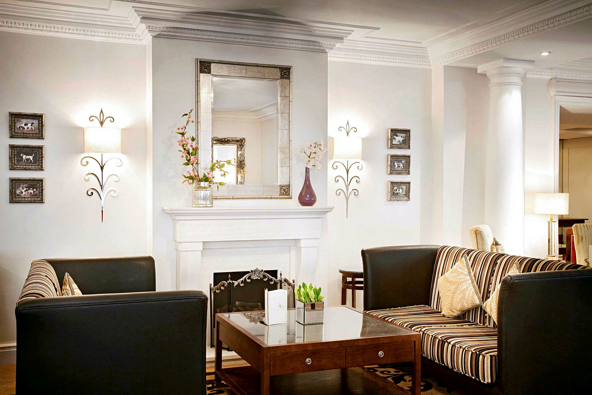 Lounge med servering af afternoon tea