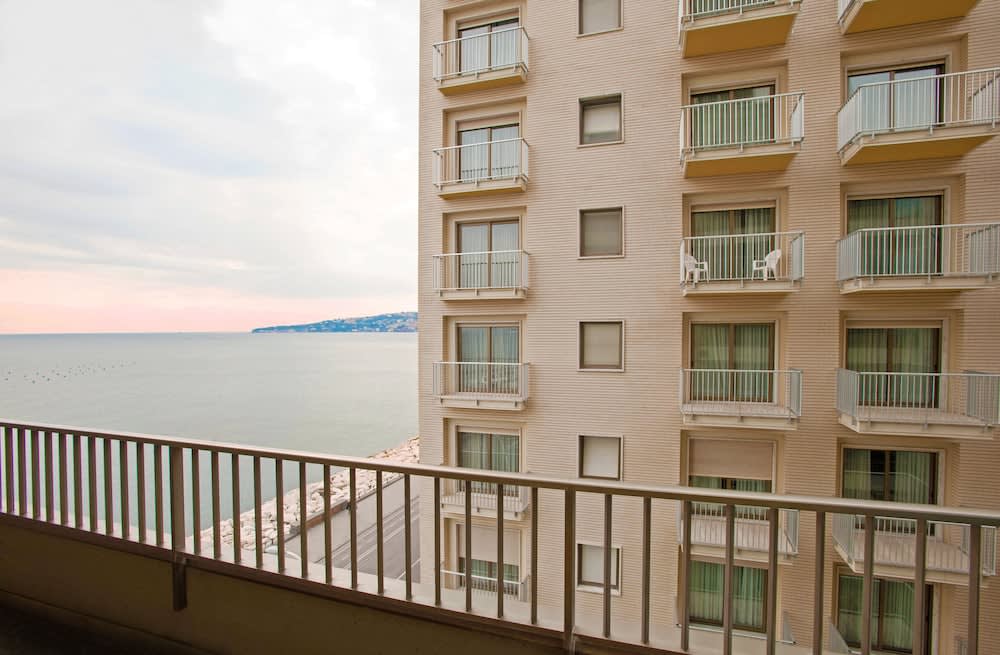 Udsigt fra balkon