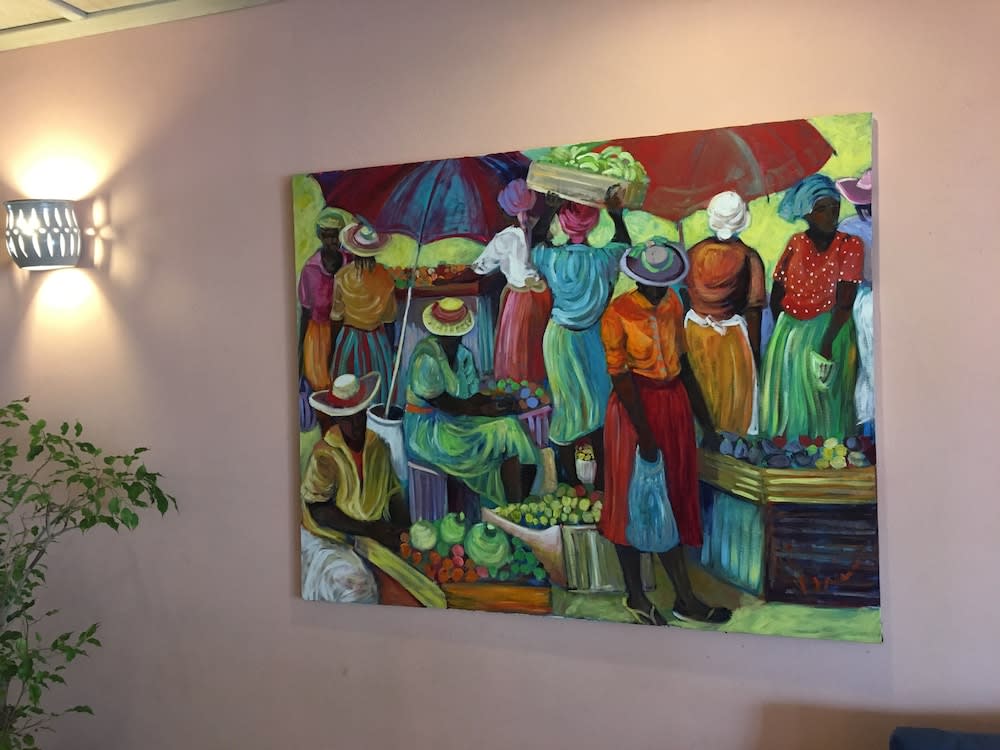 Siddeområde i lobbyen