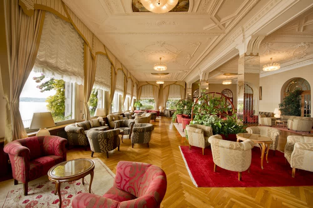 Siddeområde i lobbyen