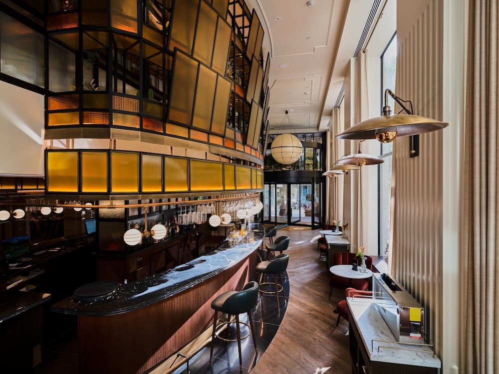 Lounge i lobbyen