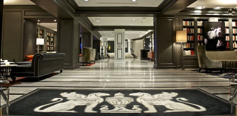 Lounge i lobbyen