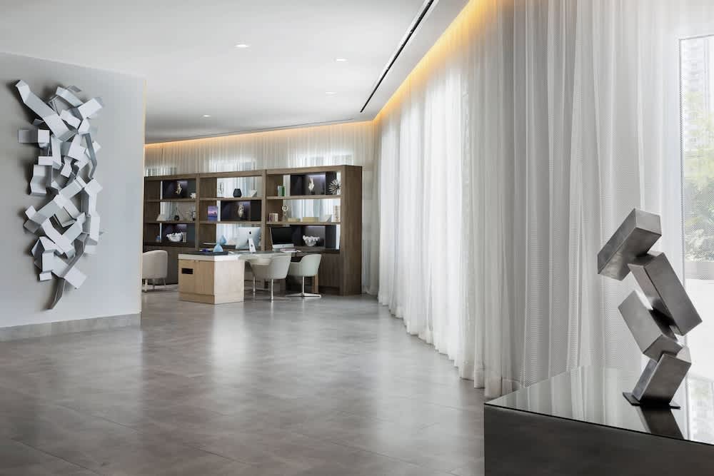 Lounge i lobbyen