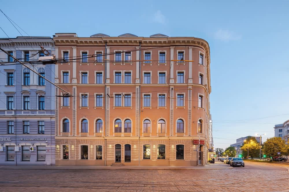 Overnatningsstedets facade