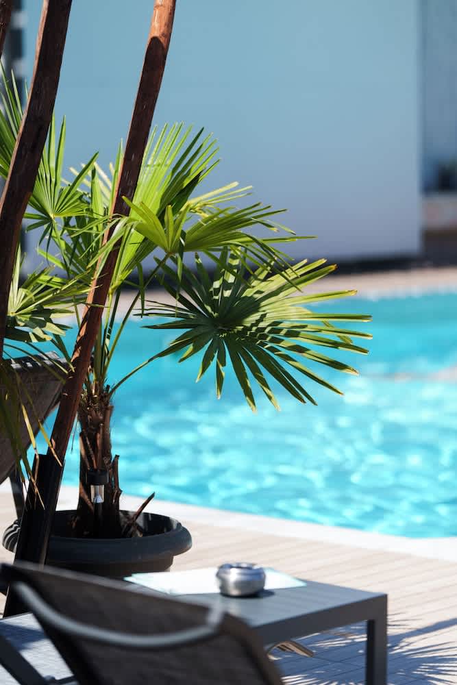 Pool på taget