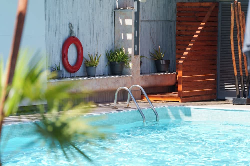 Pool på taget