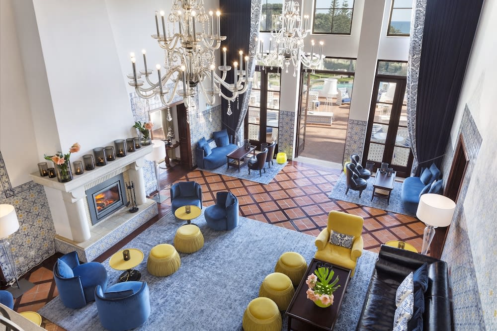 Siddeområde i lobbyen
