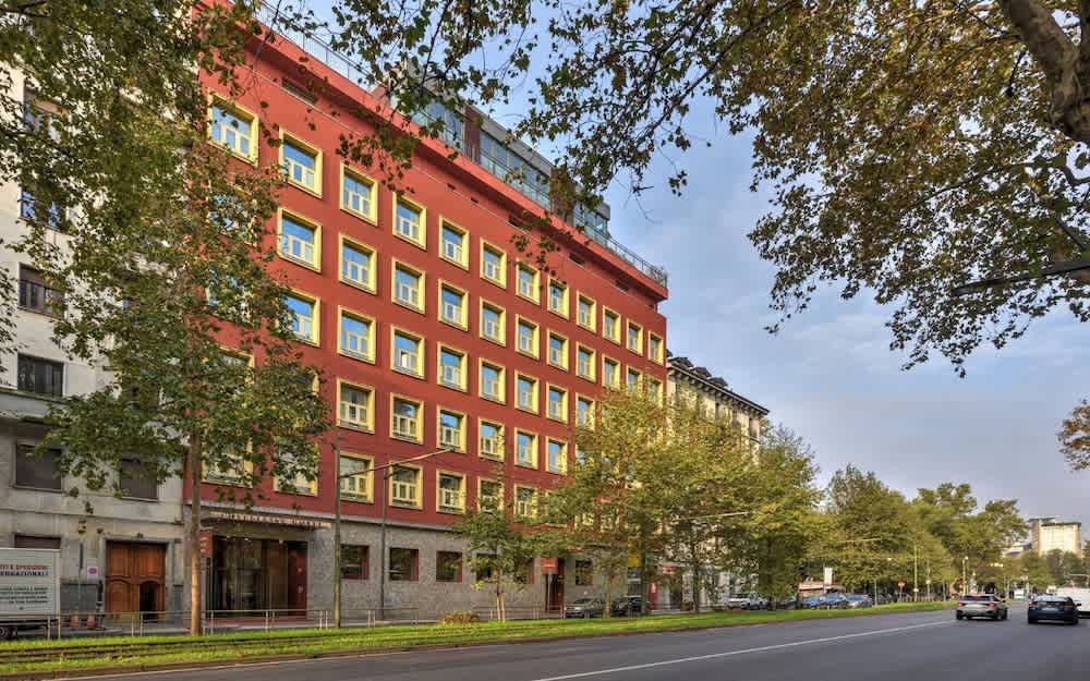 Overnatningsstedets facade
