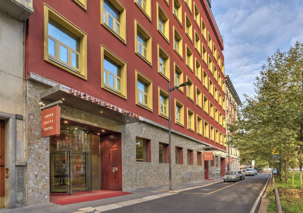 Overnatningsstedets facade