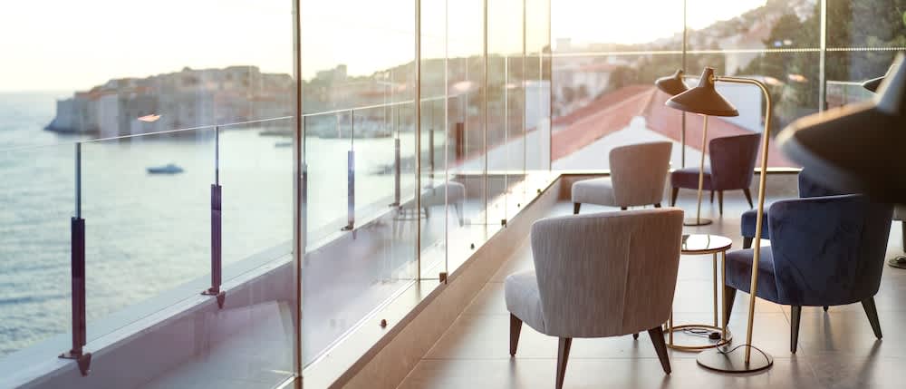 Siddeområde i lobbyen