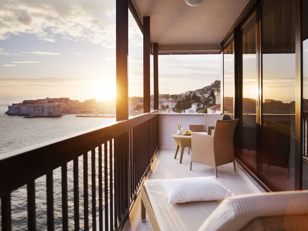 Udsigt fra balkon