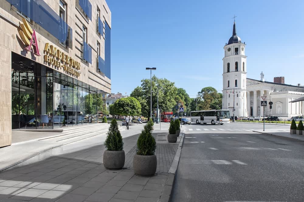 Overnatningsstedets indgangsparti