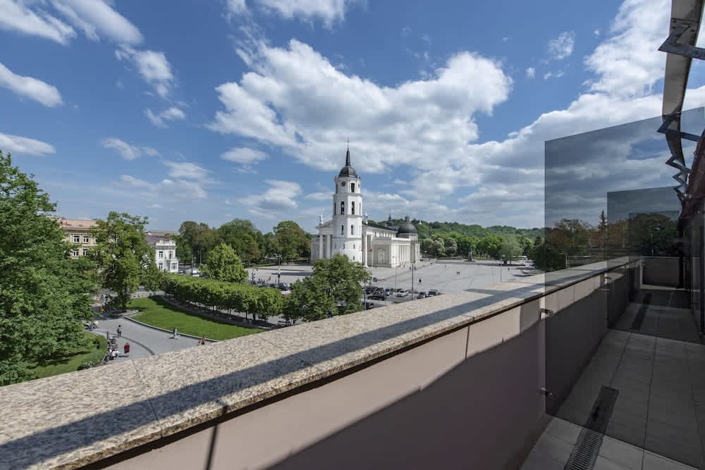 Udsigt fra balkon