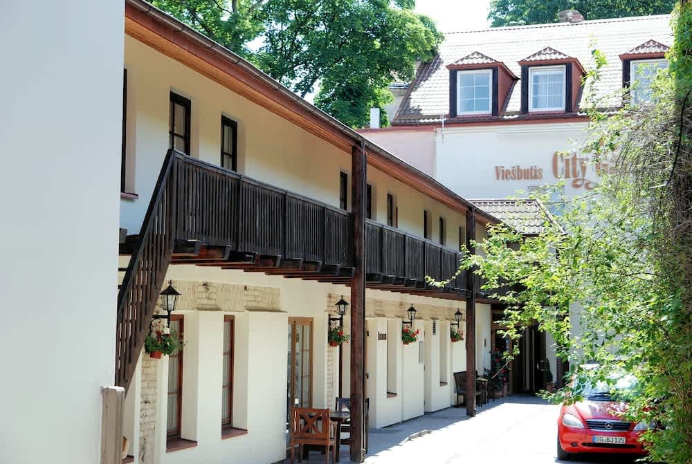 Overnatningsstedets facade