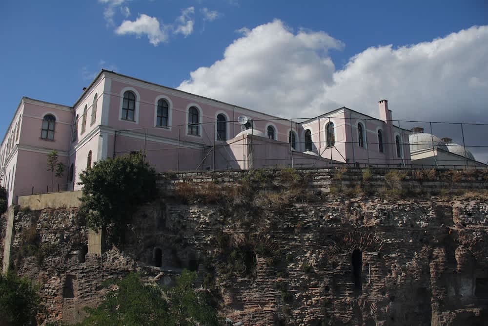 Overnatningsstedets facade