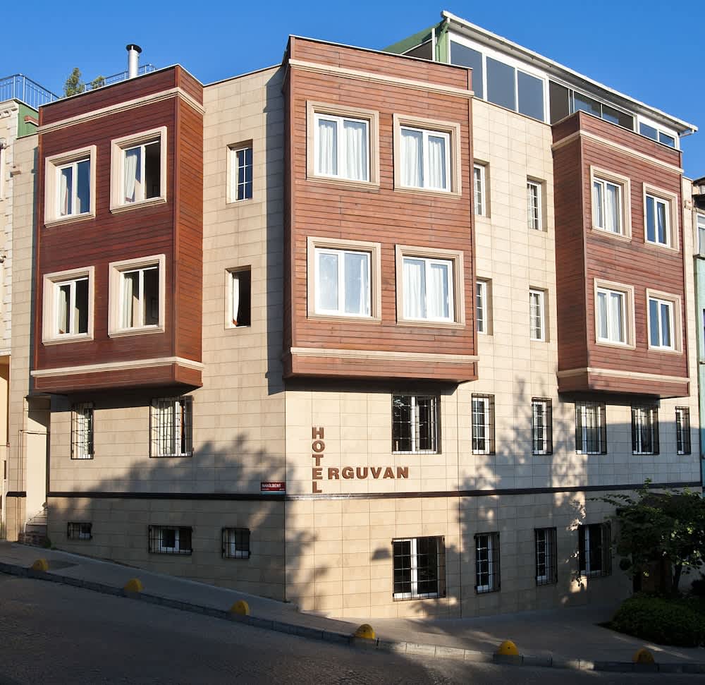 Overnatningsstedets facade