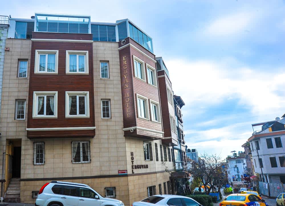 Overnatningsstedets facade