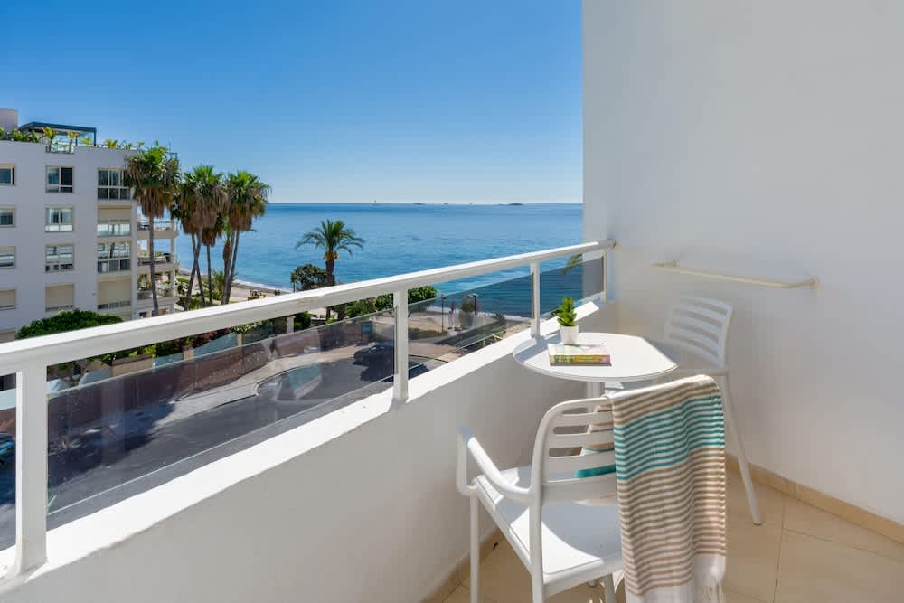 Udsigt fra balkon