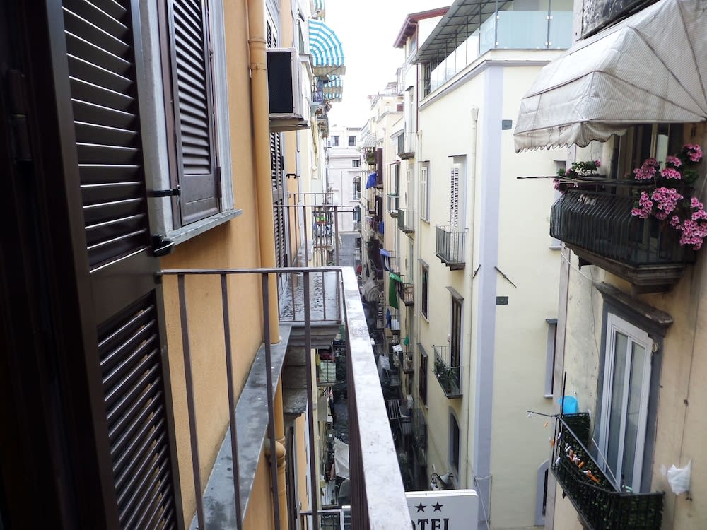 Udsigt fra balkon