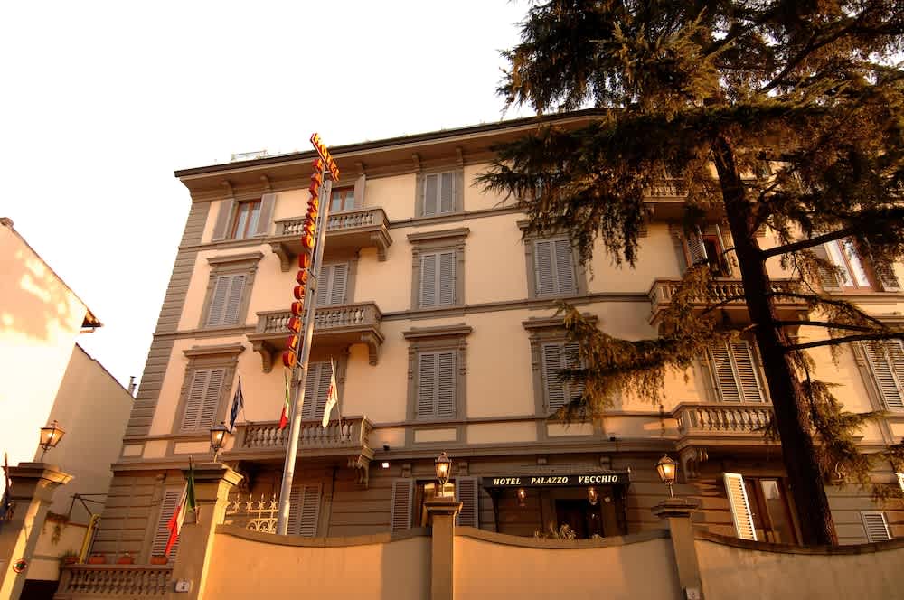 Overnatningsstedets facade