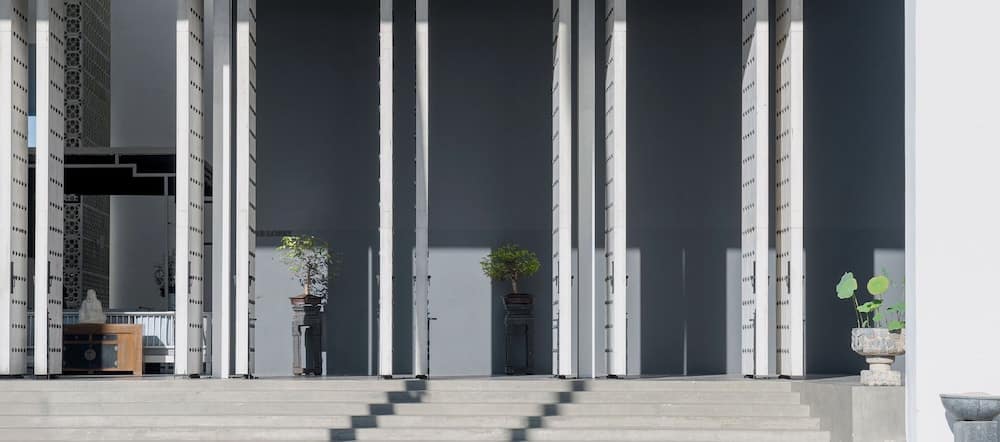 Overnatningsstedets facade