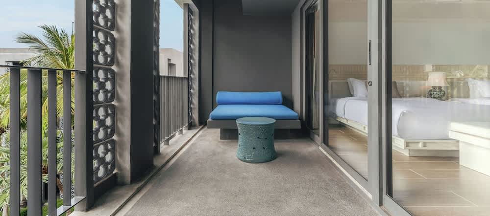 Udsigt fra balkon