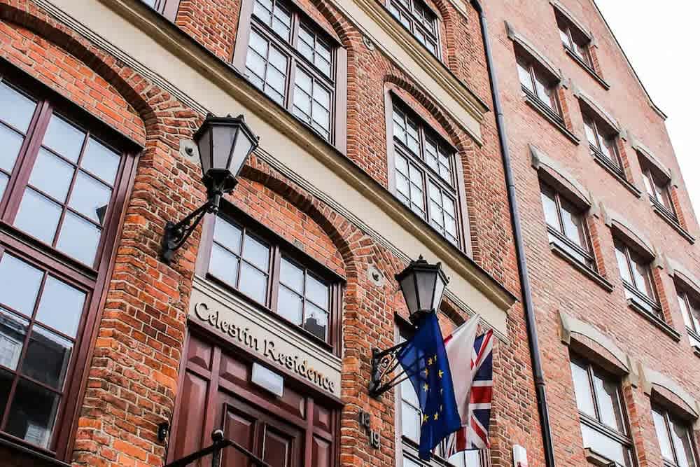 Overnatningsstedets facade
