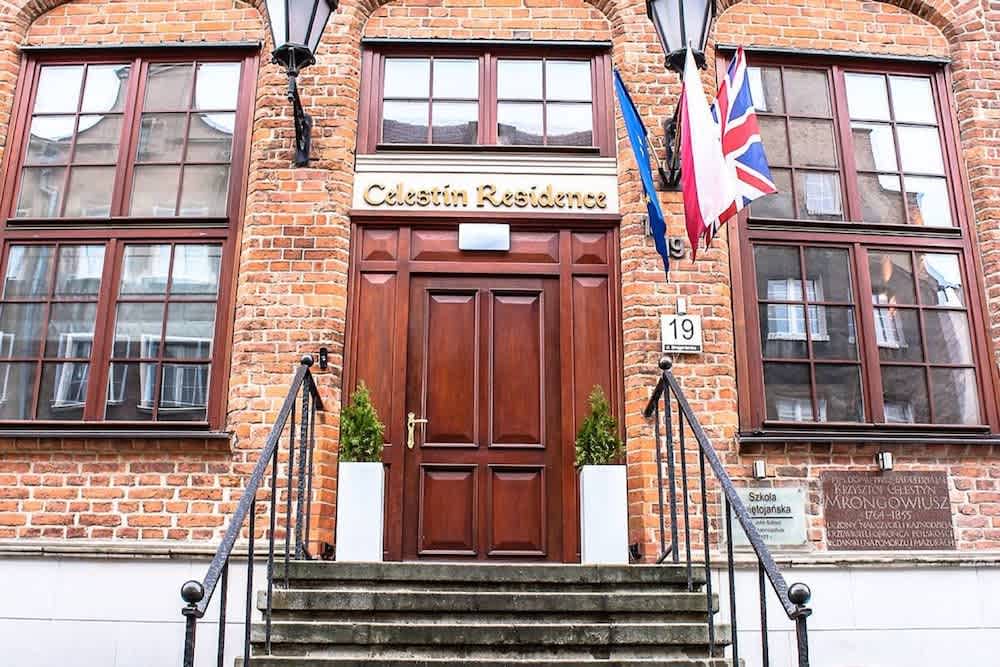 Overnatningsstedets indgangsparti
