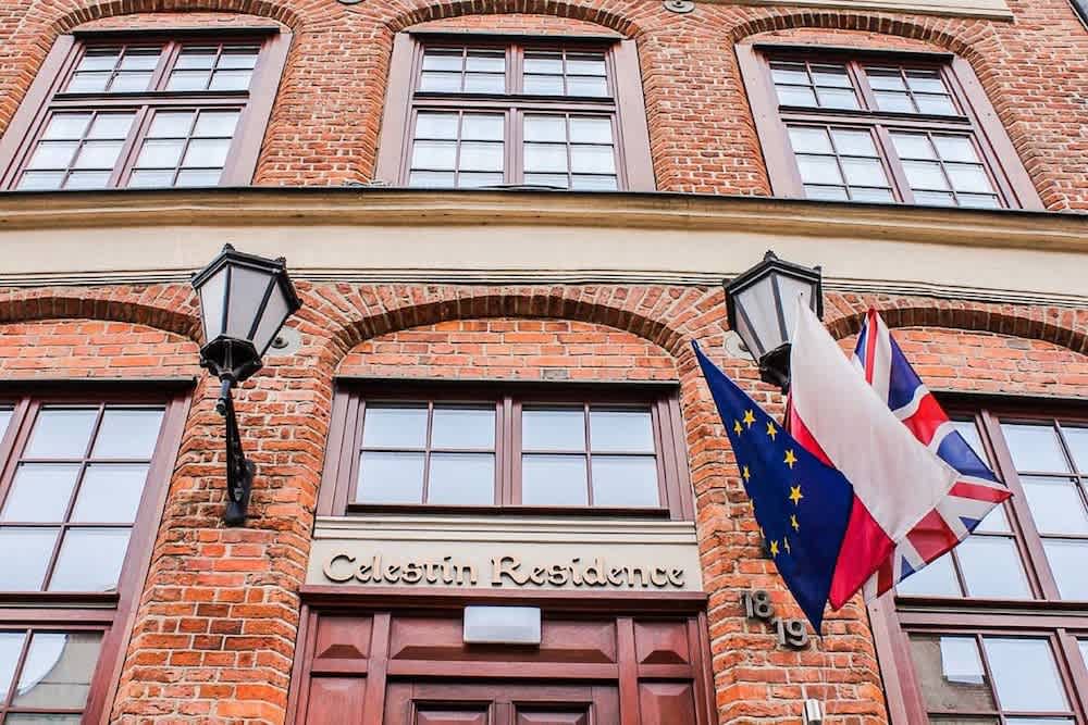 Overnatningsstedets facade