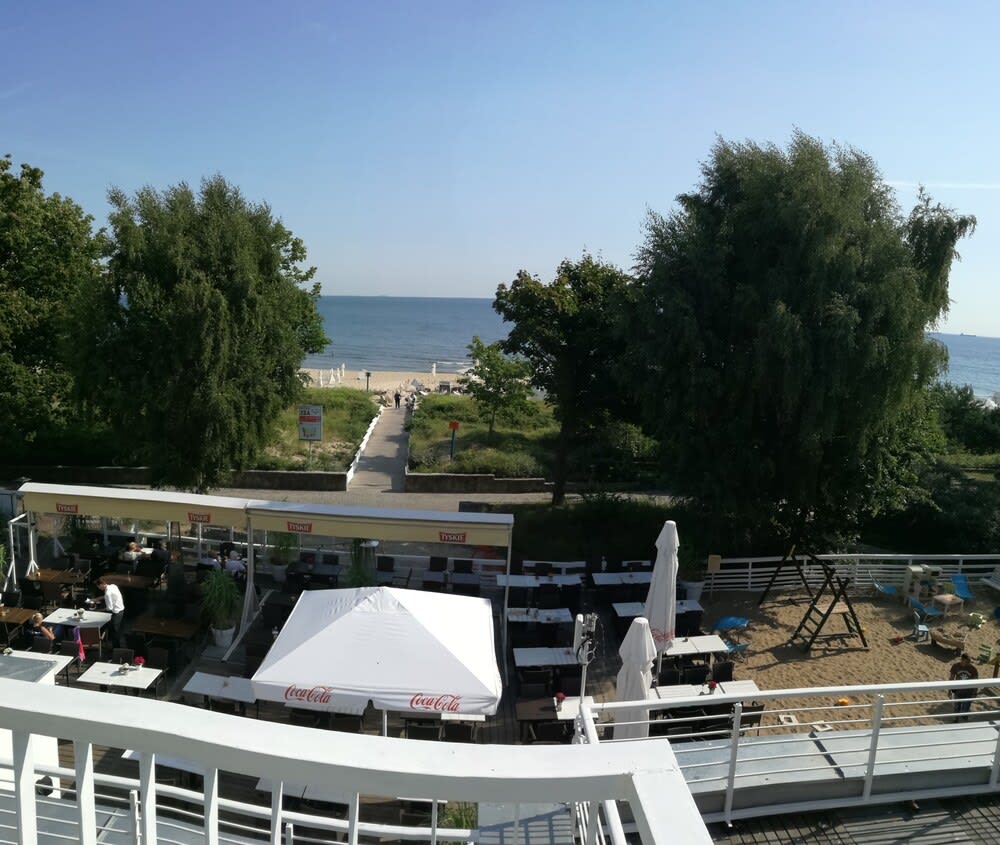 Udsigt fra balkon