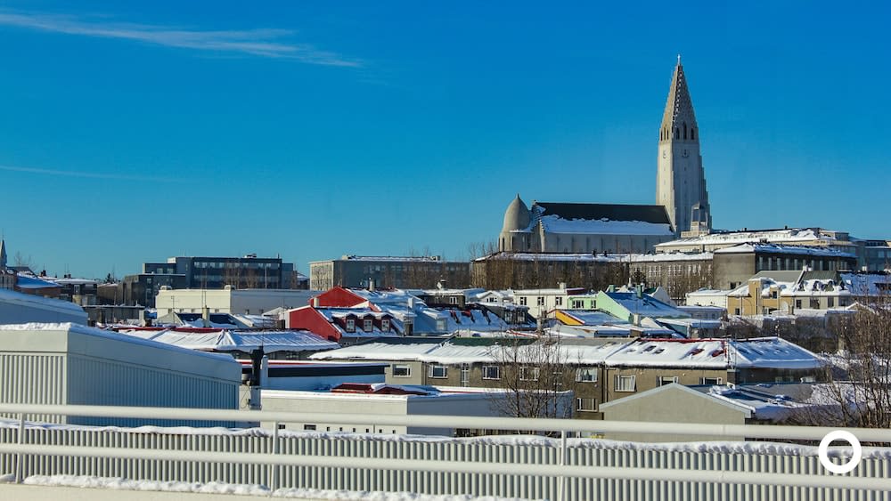 Udsigt fra overnatningsstedet