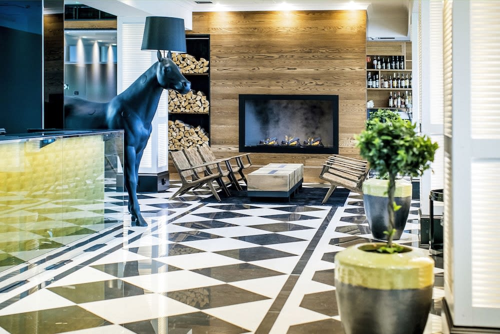 Lounge i lobbyen