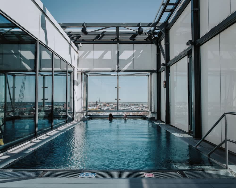 Pool på taget